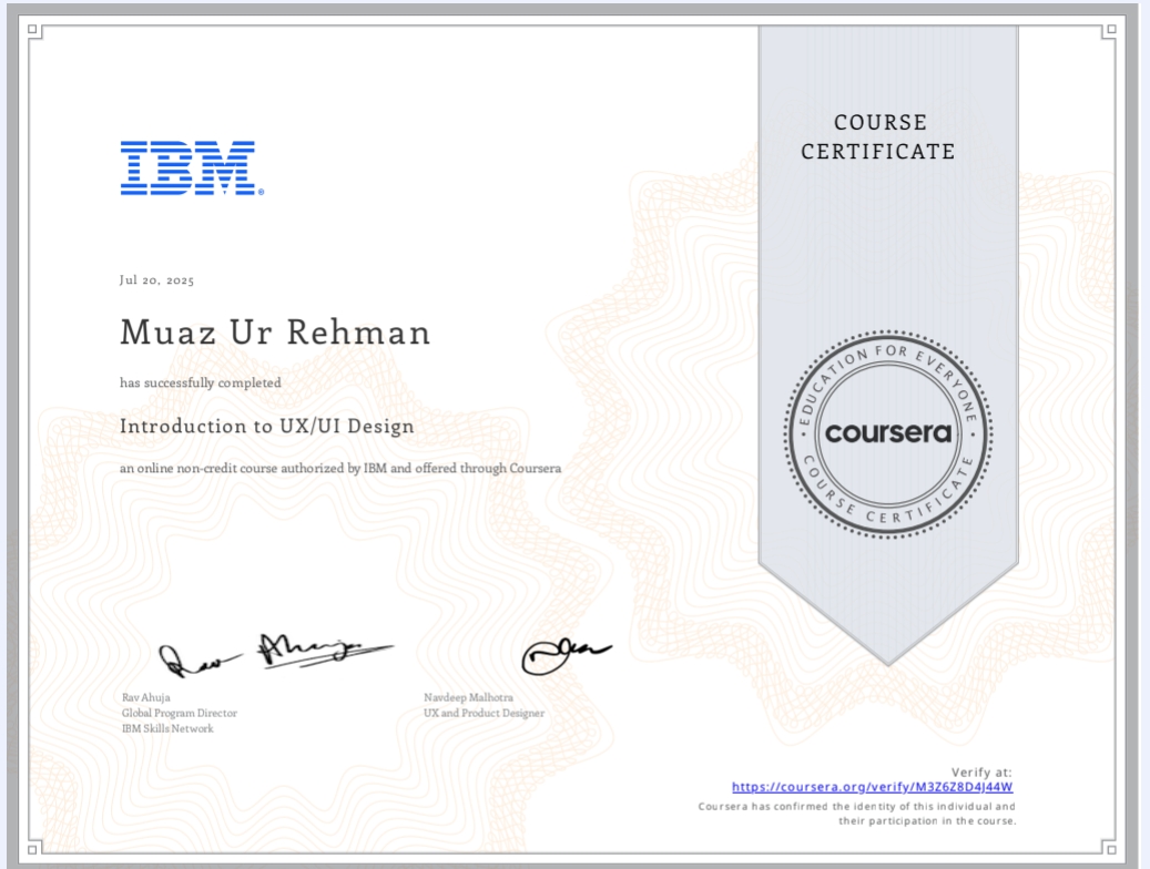 IBM Certificate